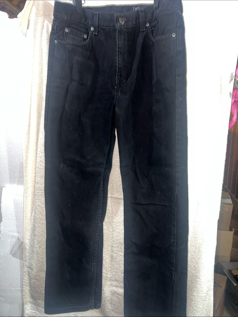 George Black Straight-Leg Men's Jeans